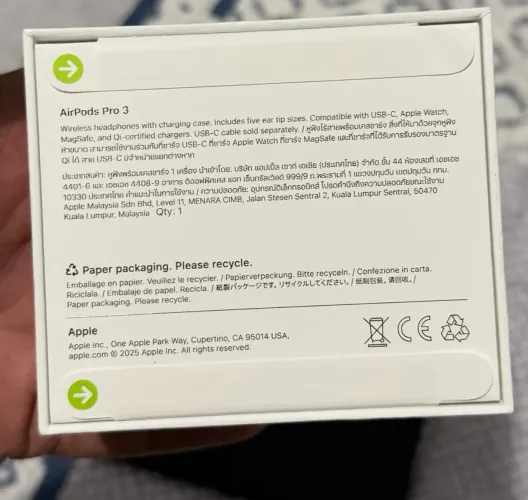 Air pods pro 3 novo lacrado