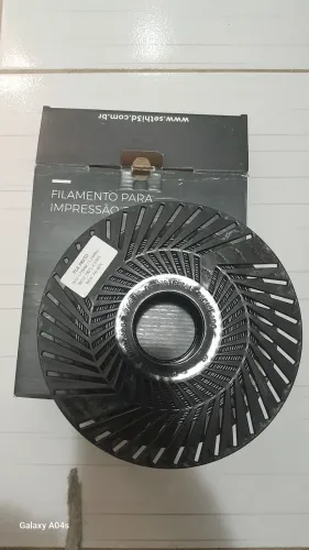 Filamento impressora 3D preto