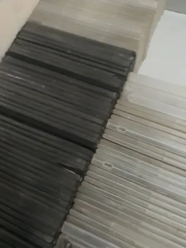 100 capas de DVD usadas