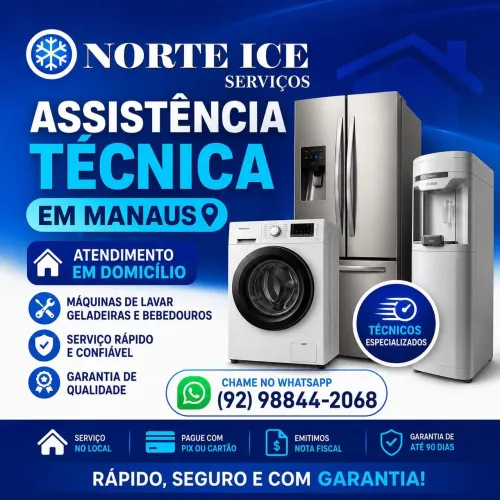 Conserto Lavadora de roupa e Geladeira.