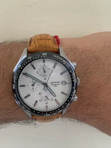 RELÓGIO ORIENT PULSEIRA DE COURO 