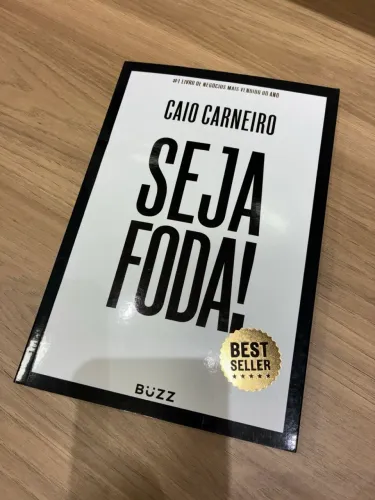 Livro Autografado Seja Foda! Novo Caio Carneiro