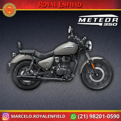 Meteor 350 Stellar Matt Grey 2027 0KM - Consultor Marcelo Mattos