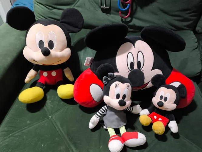 Lote pelúcias Mickey oficial Disney