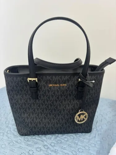 Bolsa MICHAEL KORS tote jet set logo pequena