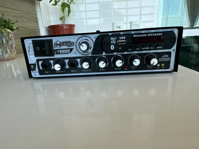 amplificador receiver multiuso Boog MX 2000 BT