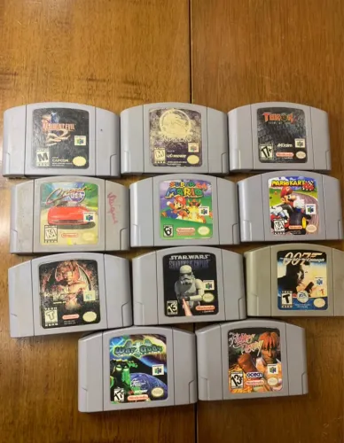 Nintendo 64 12 Jogos originais