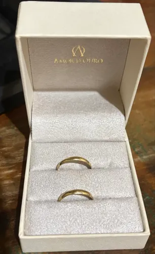 Alianças de Ouro 18k 750