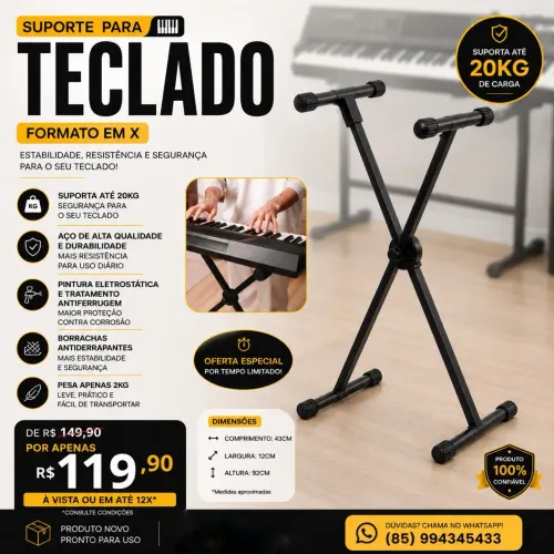 Suporte para teclado