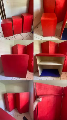 Balcão totens e biombo