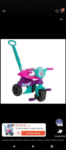 Triciclo infantil