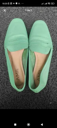 Sapato verde 37