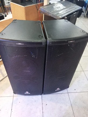 PAR DE CAIXAS ATIVAS  ANTERA  12.2 600WTS FALANTE DUPLO 12 POLEGADAS.