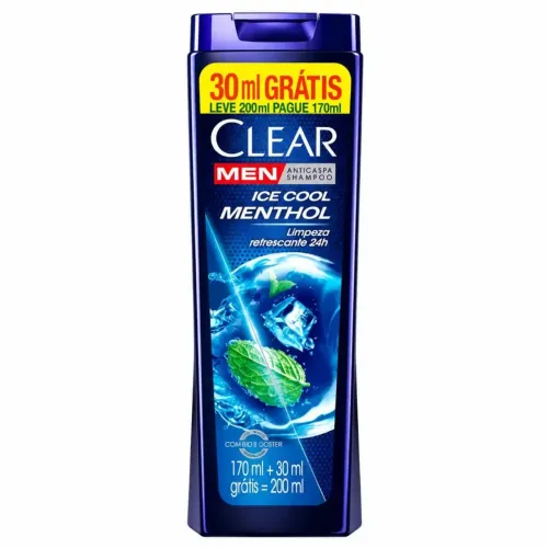 Shampoo Clear Men Ice Cool Menthol 400ml