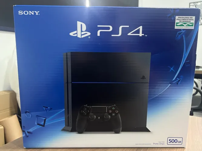 PlayStation 4 Fat ( Novo|Lacrado ) 500 GB+ Controle Sem Fio