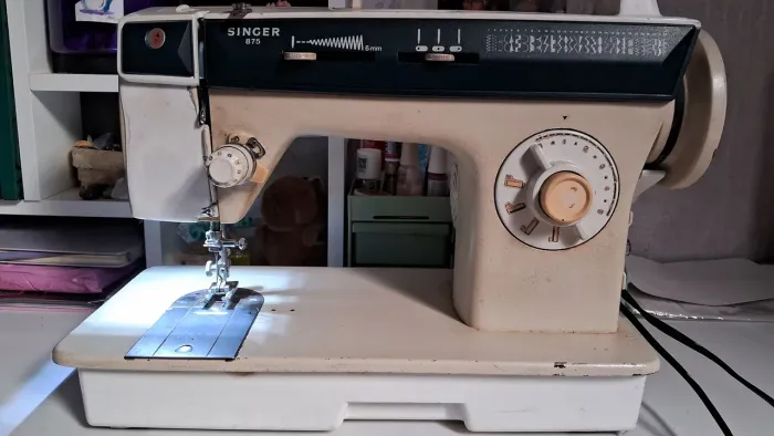 Máquina de custura da Singer!