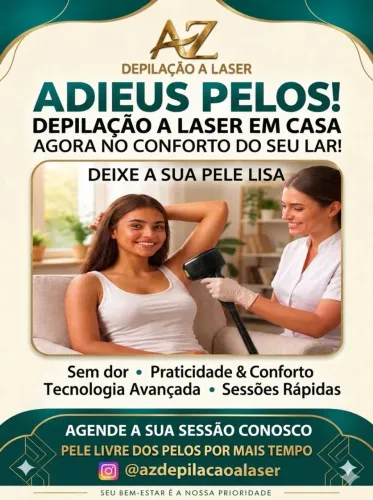 Depilação a laser em sua casa