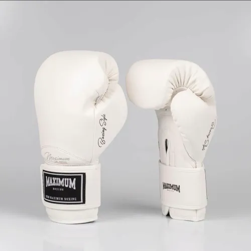 Luvas de Boxe e Muai Thay Maximum Branco 