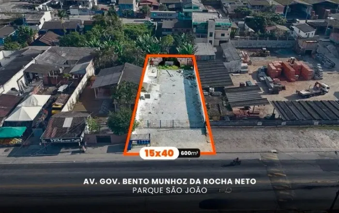 TERRENO COMERCIAL/RESIDENCIAL À VENDA | 600M² | LOCALIZAÇÃO ESTRATÉGICA EM PARANAGUÁ