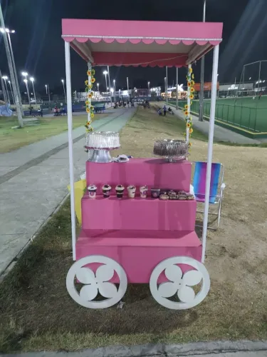 Barraca de doces móvel 