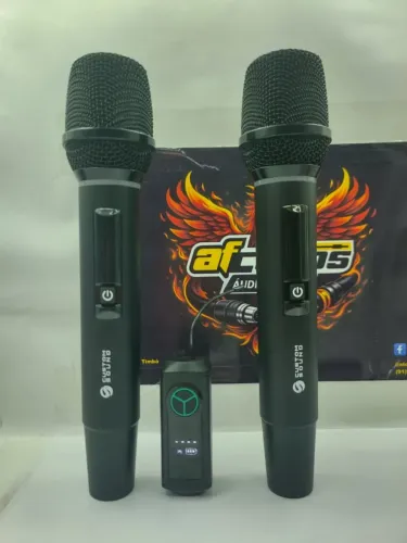 Microfone sem Fio duplo CW70 DUO Pro