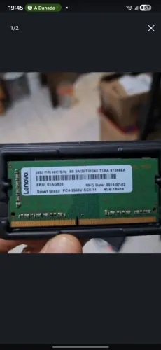 Memoria ram 4gb ddr4 notebook