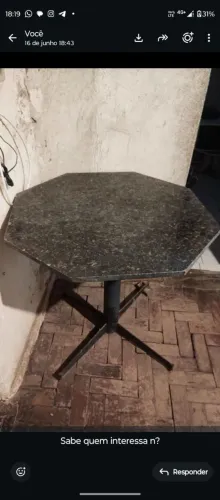 2 Mesa de mármore