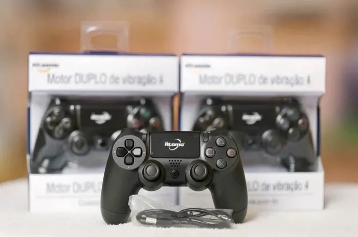 Controle Ps4 PC TV SMART NOTEBOOK WIRELESS