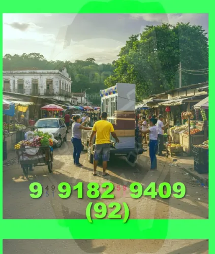 Frete na Cidade Nova e Chapada e Novo Aleixo e Adrianópolis