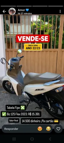 Biz 135 branca