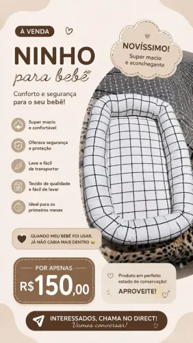 Ninho para bebê. 