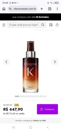 Serum noturno kerastase 90ml