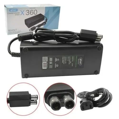 Fonte Para Xbox 360 Slim 2 Pinos Knup Kp-w013