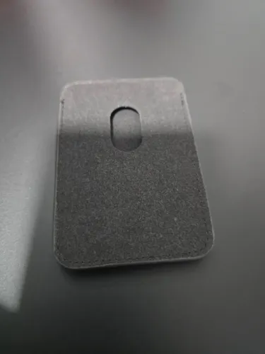 Carteira MagSafe Cinza Veludo