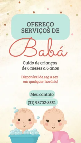 SERVIÇO DE BABÁ