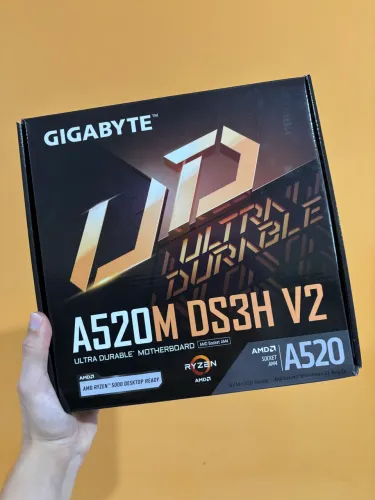 Placa mãe a520M DS3H V2 gigabyte (leia a descrição)