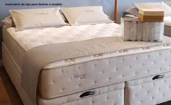 Colchão Queen Restonic Harway Macio Látex (1,58x1,98m) + Nota Fiscal