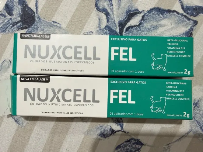 Nuxcell - Suplemento Alimentar Felino