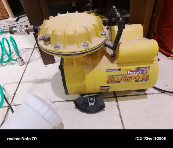 Compressor de ar direto Ferrari completo com acessórios