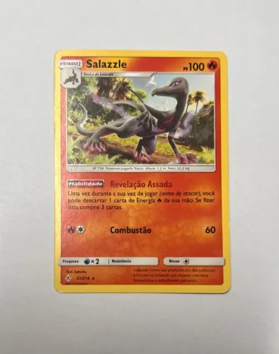 Carta Pokémon: Salazzle (31/214)