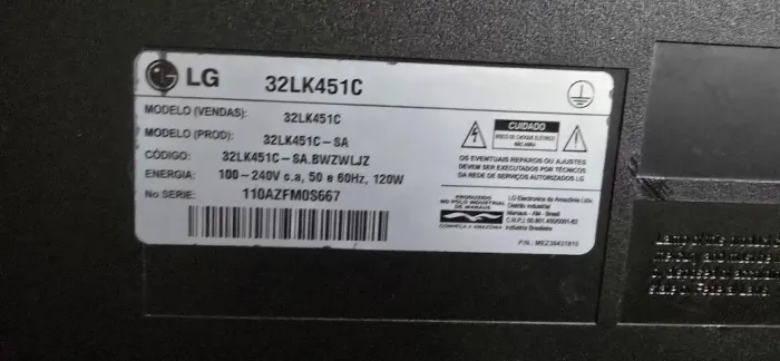 TV LG 32 Full HD LCD 32LK451C - Leia a descrição!