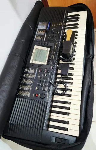 Clássico Yamaha Psr 530 Rtmos maquina