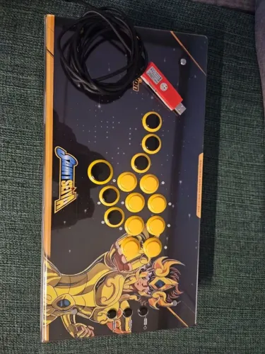 Controle Hitbox e adaptador brook