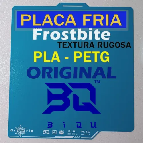 Placa PEI de Impressão CryoGrip Pro Frostbite 256x256 - BambuLab A1