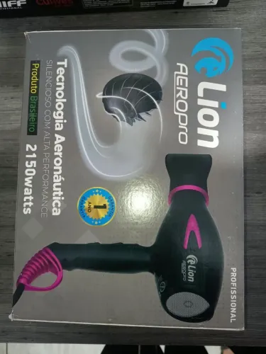 `Secador Profissional Lion AeroPro 2150W - Motor AC - com caixa`