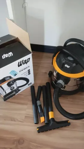 ASPIRADOR ÁGUA PÓ WAP INOX 15 LITROS