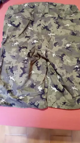 Bermuda masculina camuflada militar cargo M
