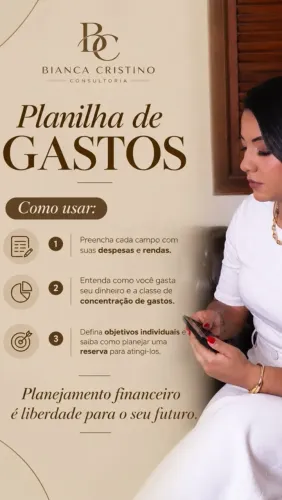 Planilha de GASTOS R$25,90