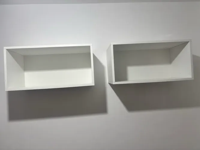 2 Nichos brancos 60cmX30cmX30cm