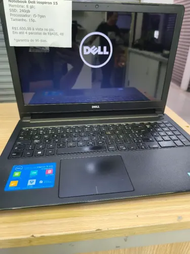 Notebook Dell Inspiron 15 i5-7gen